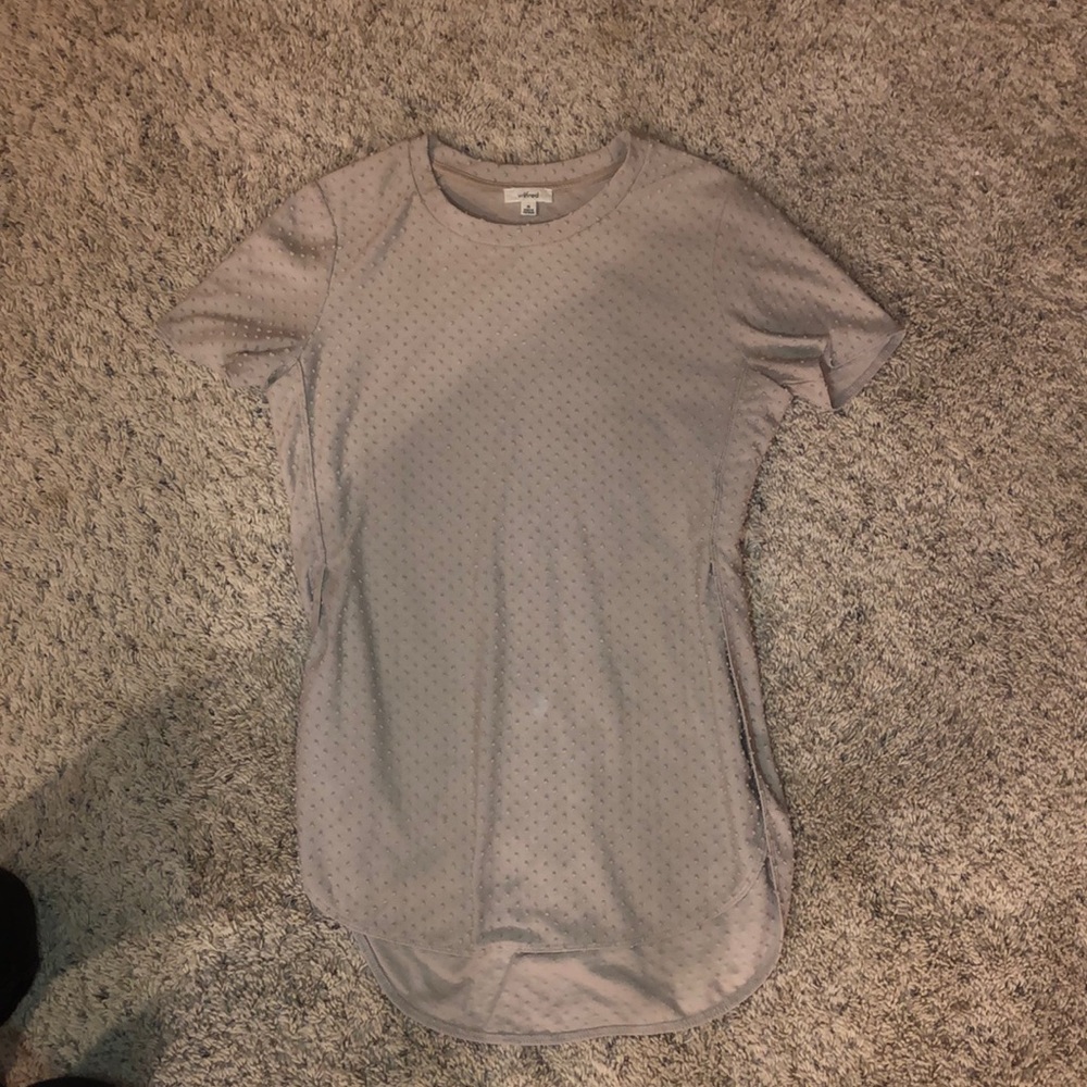 WILFRED/ARITZIA CAPUCINE DOTTED TEXTURE BLOUSE